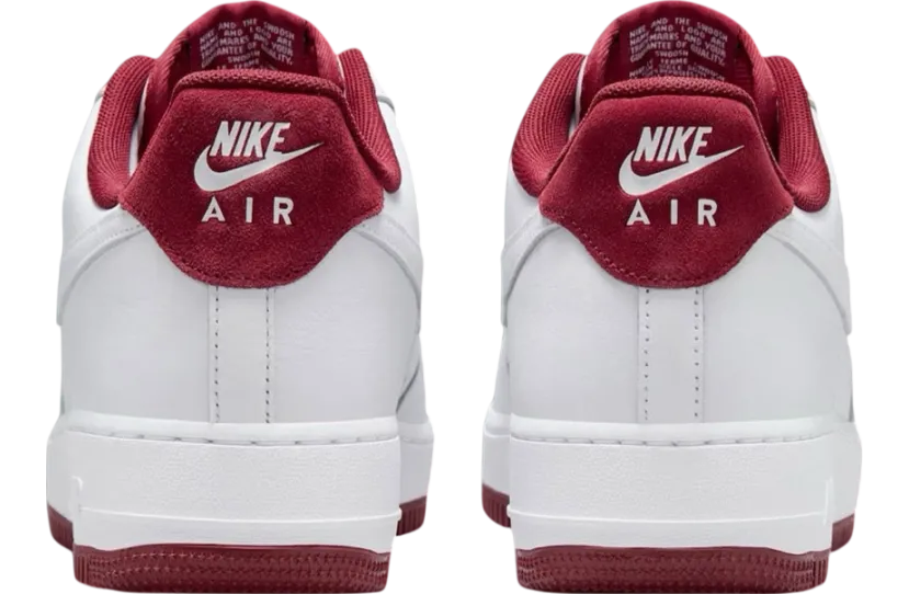 nike air force 1 low mini swoosh white team red 2