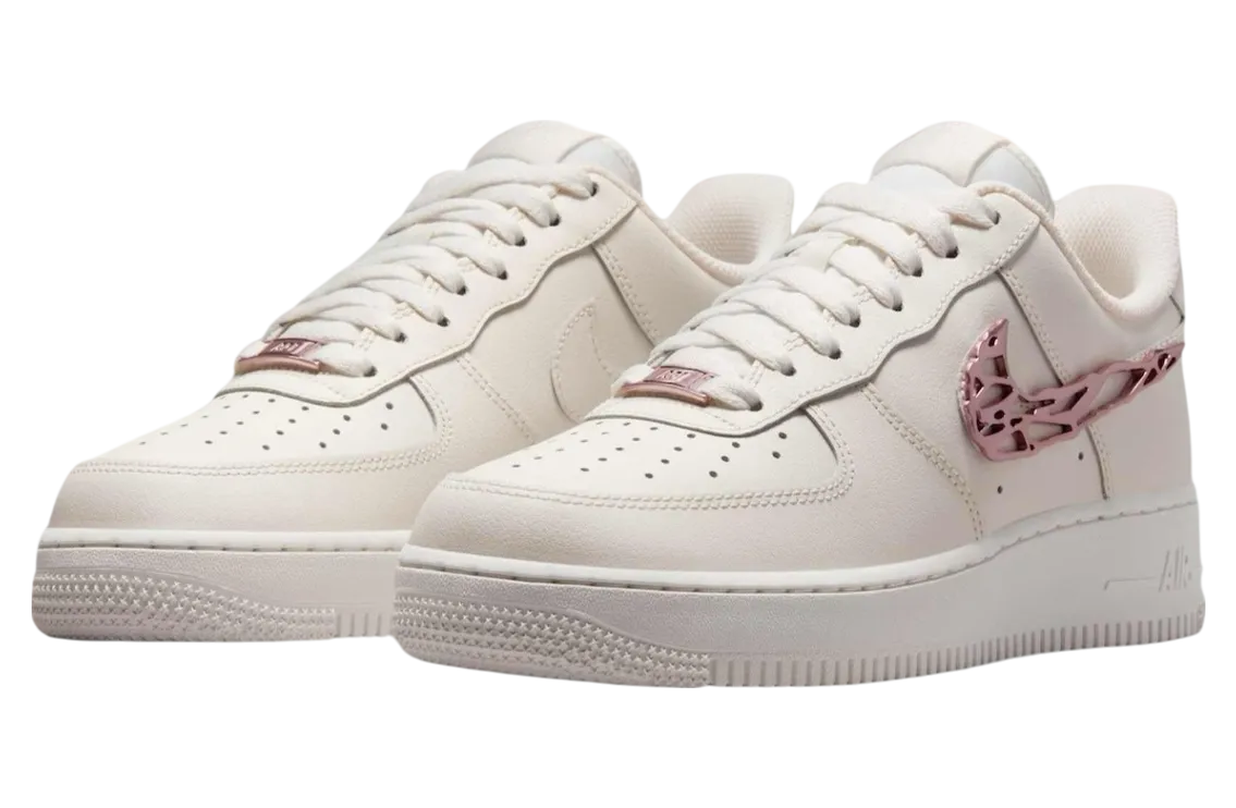 nike air force 1 low molten swoosh wmns white pink 0