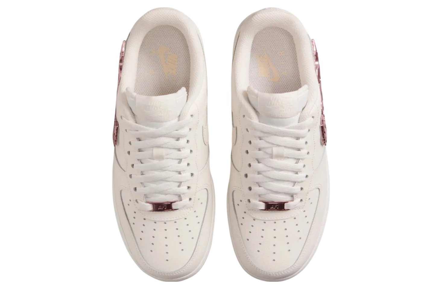 nike air force 1 low molten swoosh wmns white pink 2