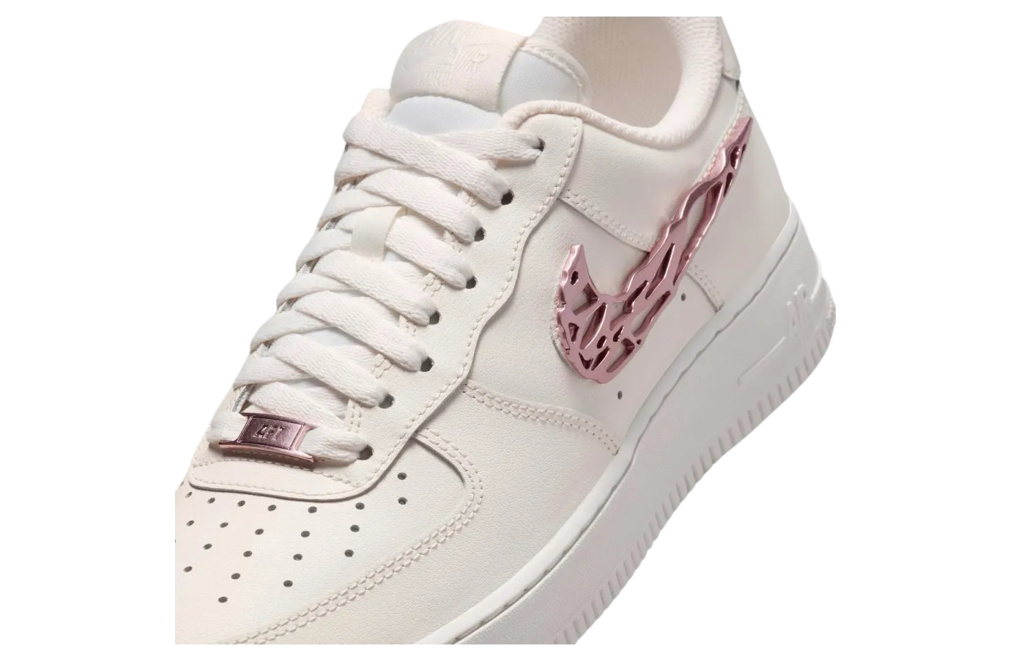nike air force 1 low molten swoosh wmns white pink 5