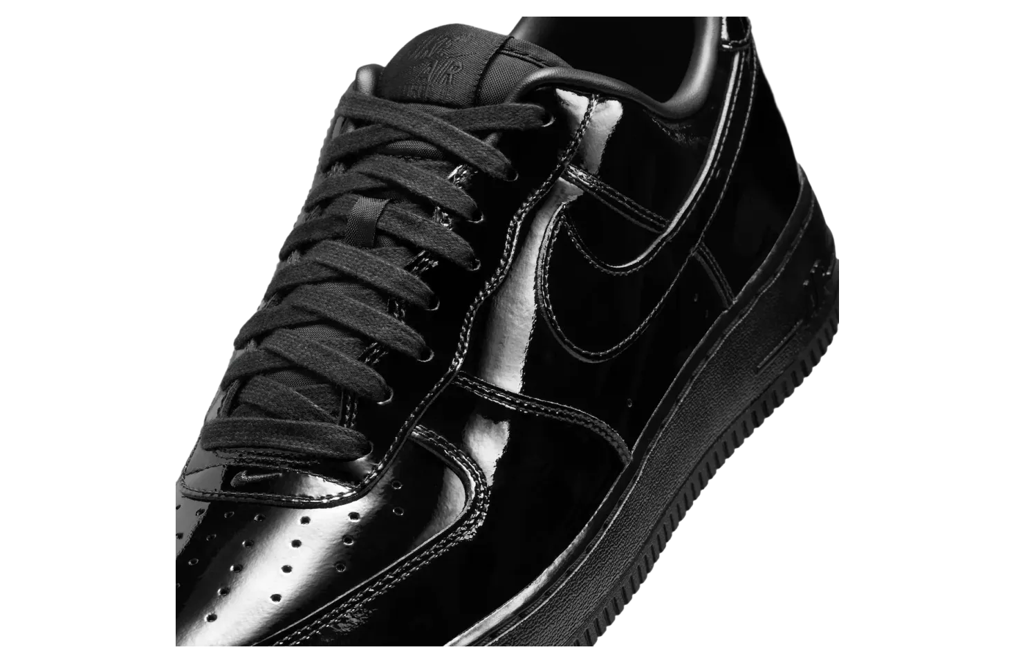 nike air force 1 low premium black patent 5