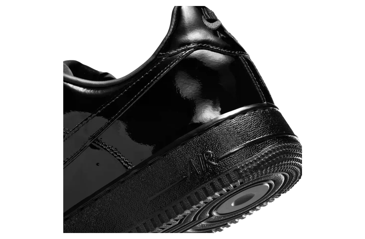 nike air force 1 low premium black patent 6