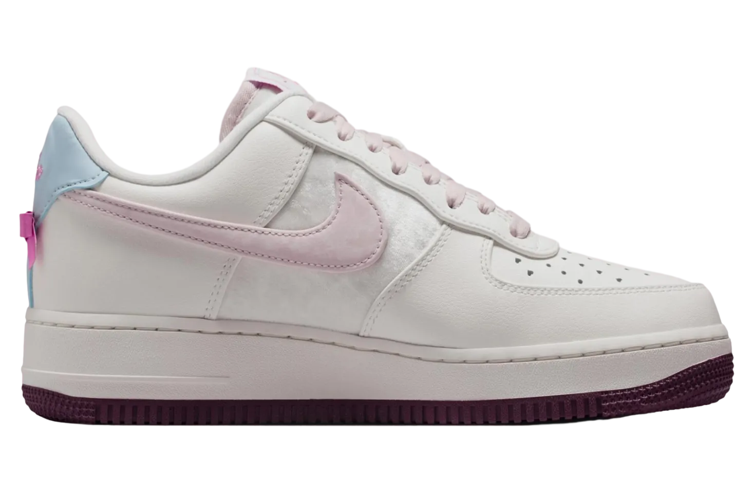 nike air force 1 low sail light armory blue silt red 3