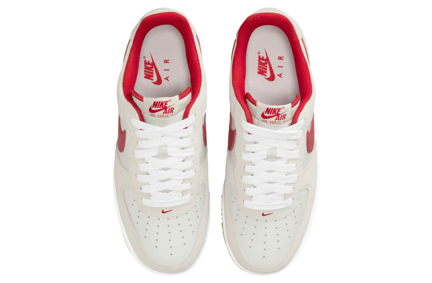 nike air force 1 low summit white varsity red 1