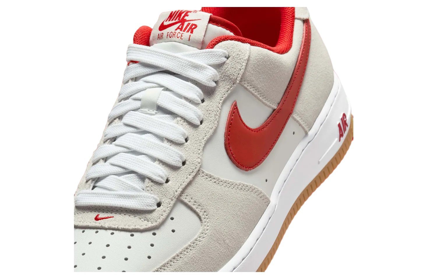 nike air force 1 low summit white varsity red 4