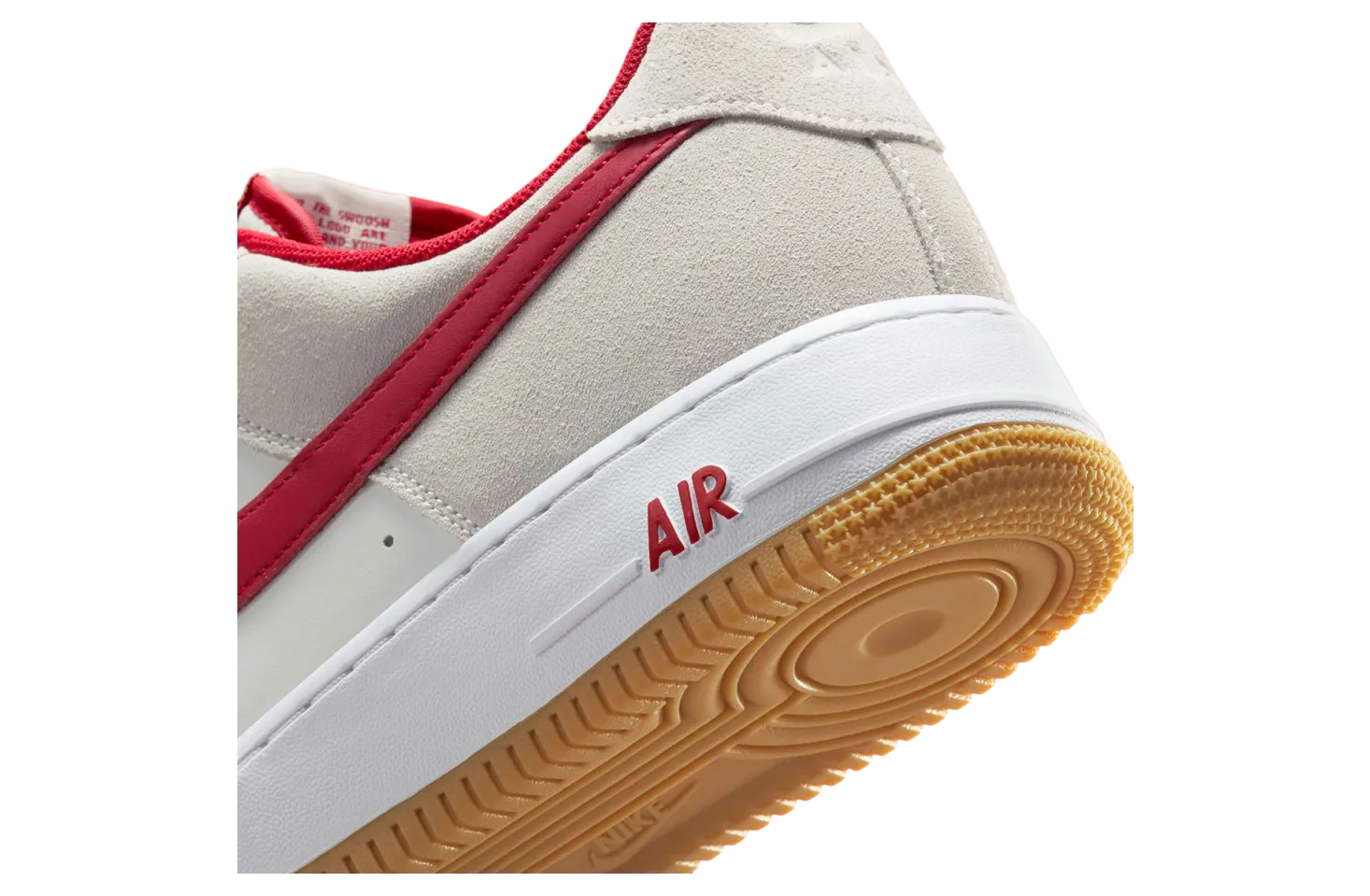 nike air force 1 low summit white varsity red 5