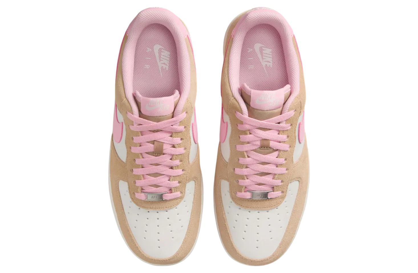 nike air force 1 low tan pink 1