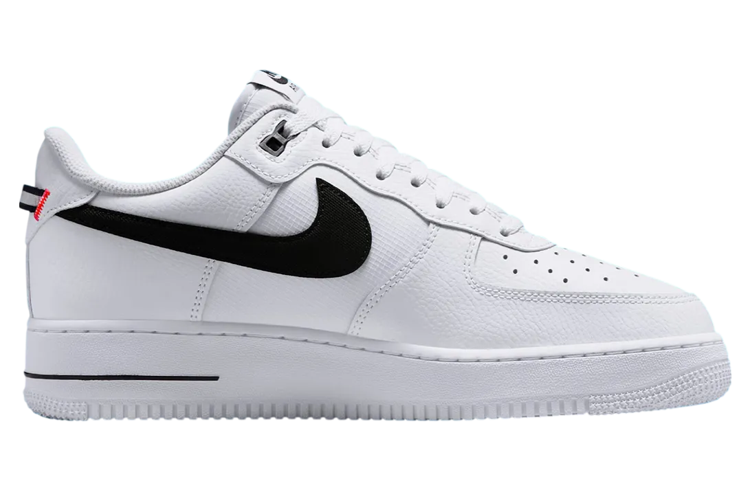 nike air force 1 low white black total orange 1