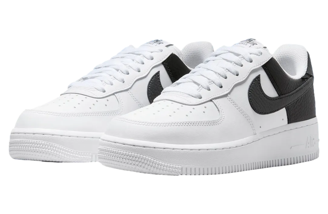 nike air force 1 low wmns white black 0