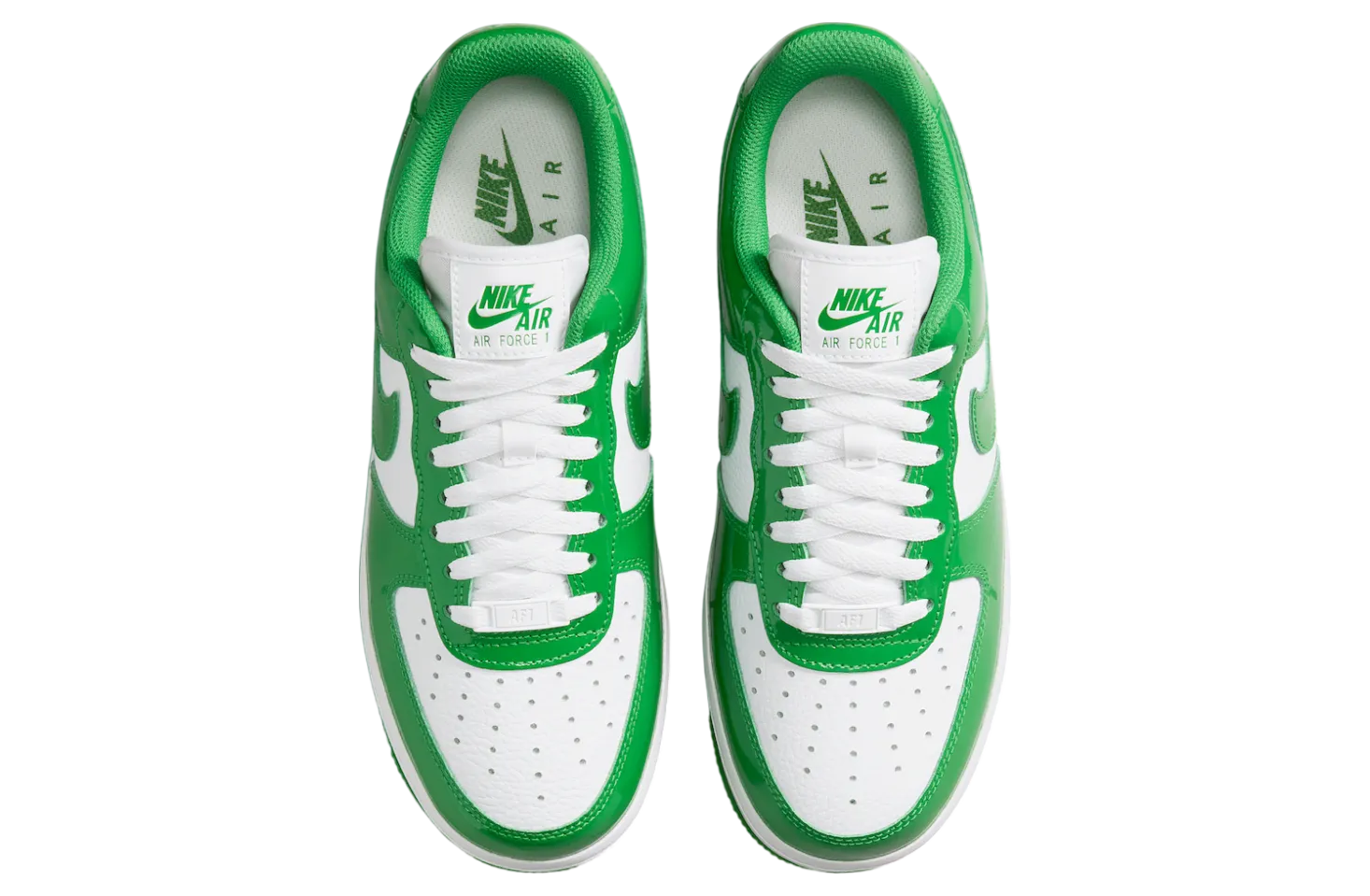 nike air force 1 low wmns white kelly green 2