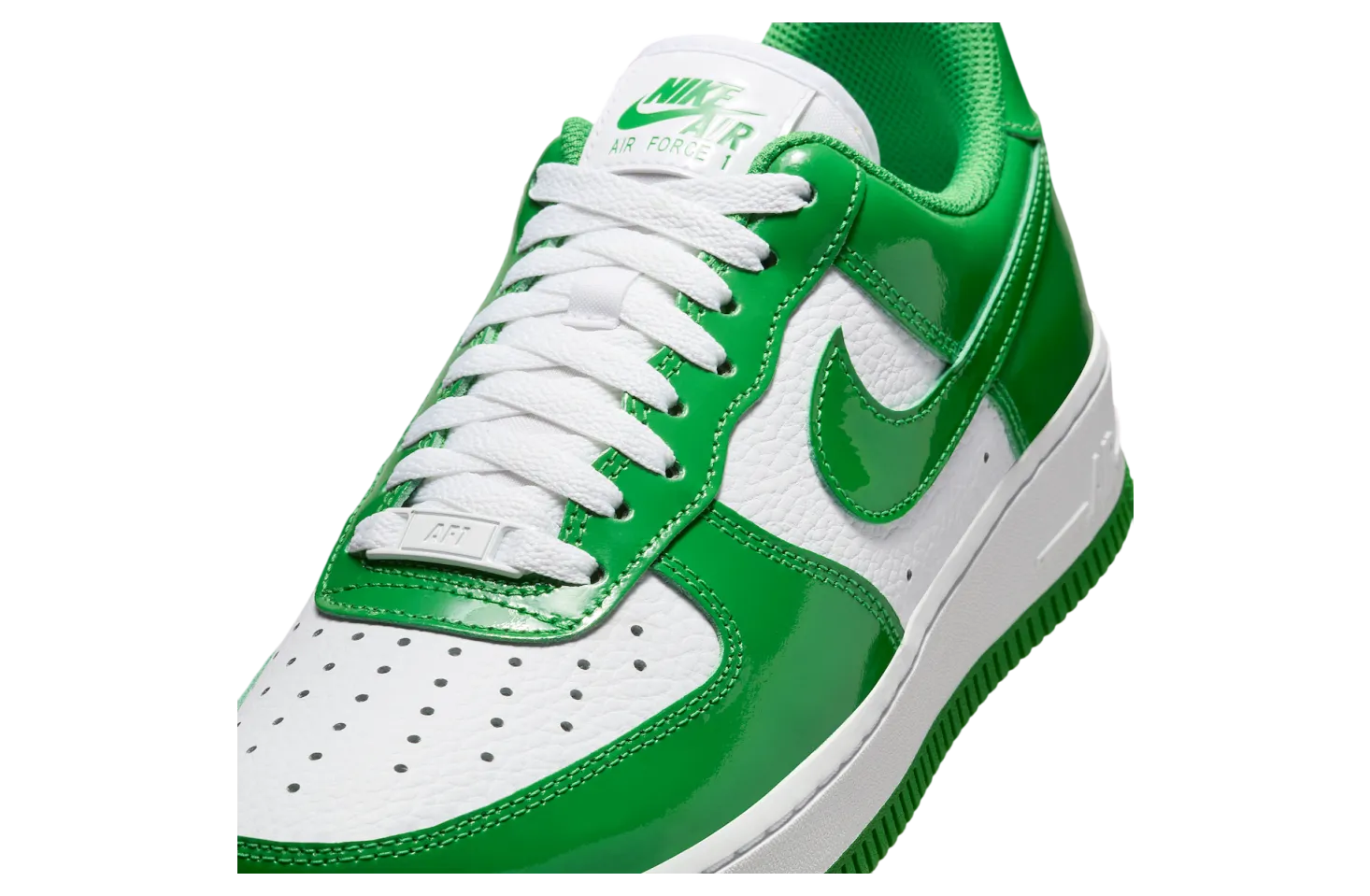 nike air force 1 low wmns white kelly green 5