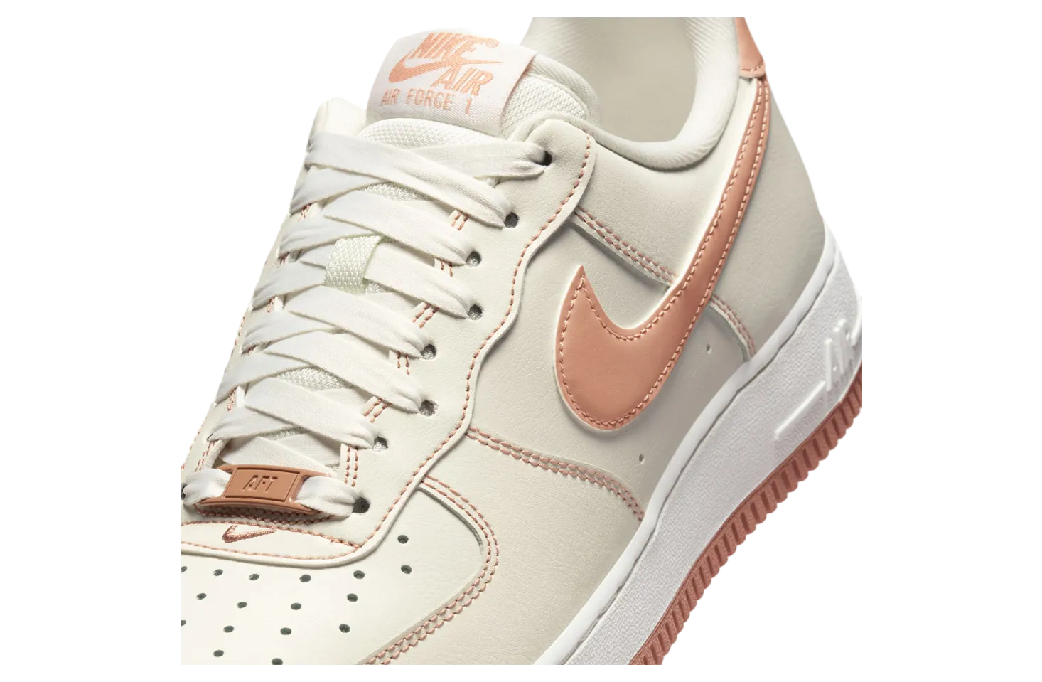 nike air force 1 low wmns white rose gold 5