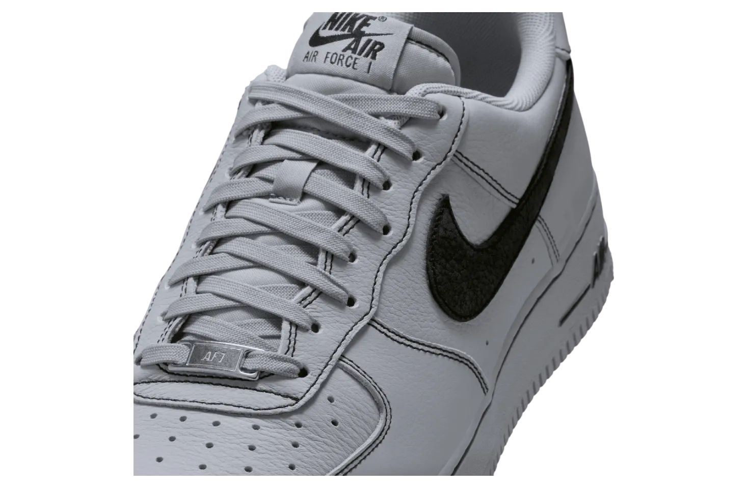 nike air force 1 low wolf grey black 4
