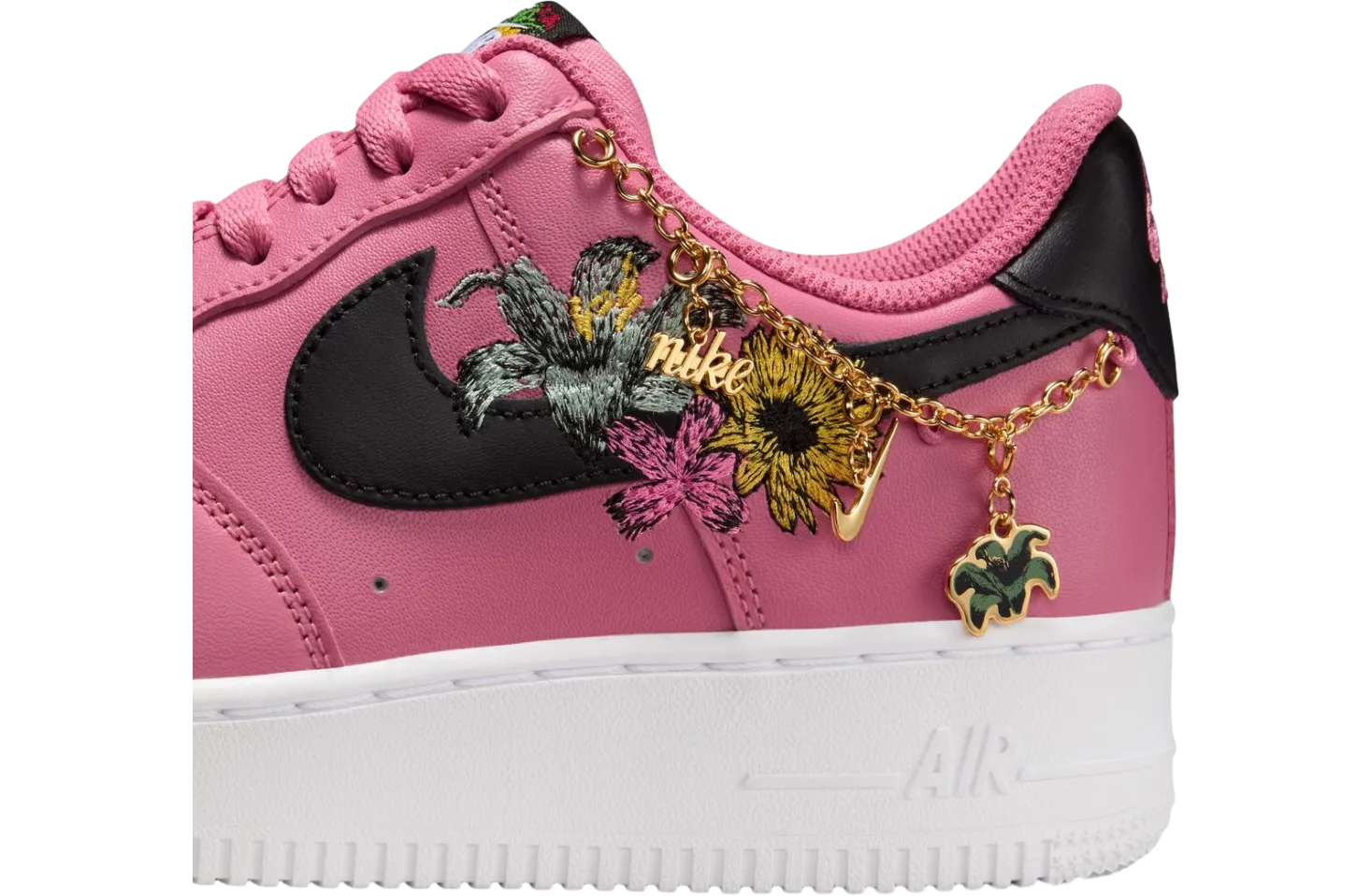 nike air force 1 peony metallic gold 7