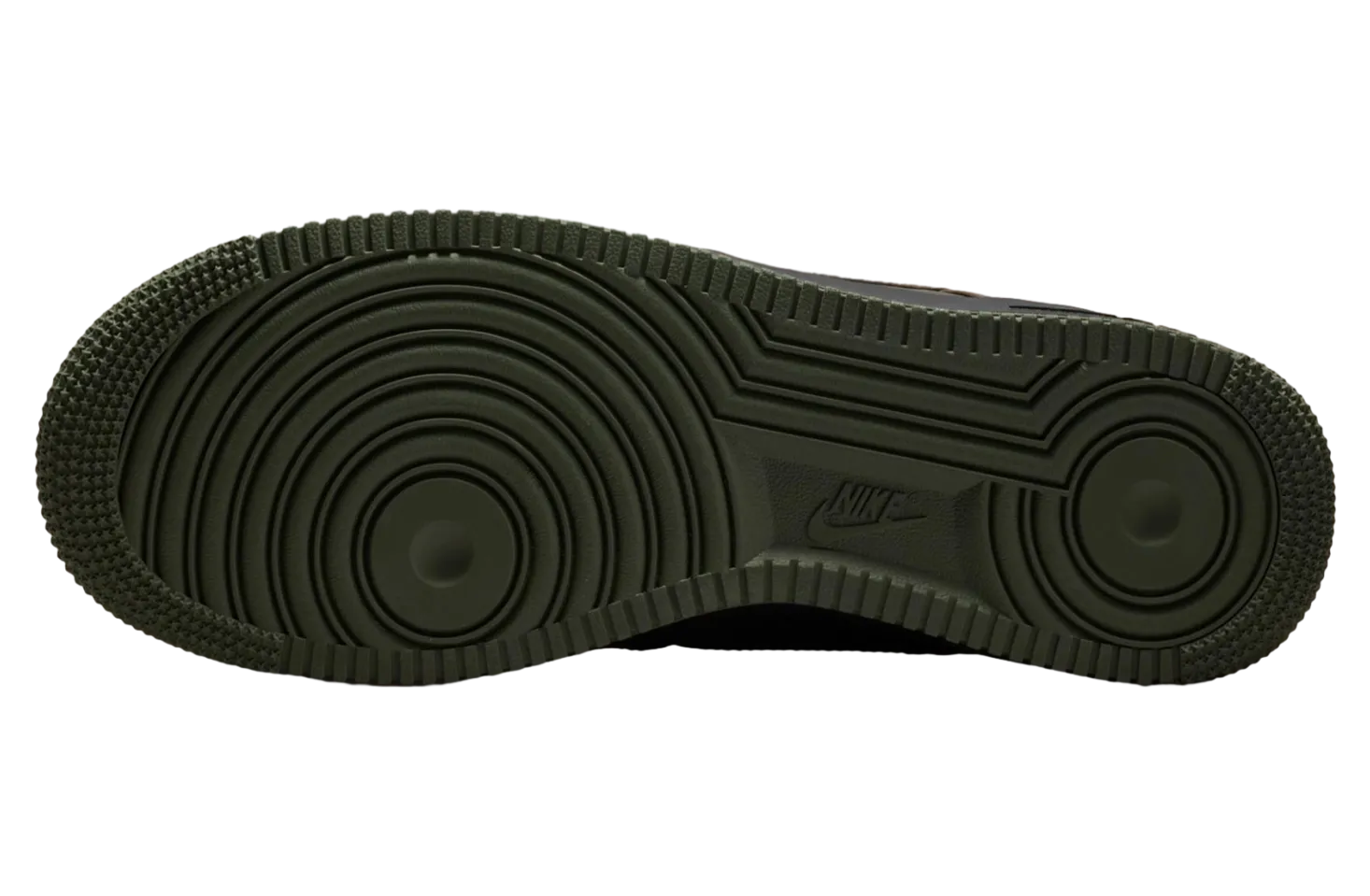 nike air force 1 sequoia black 6