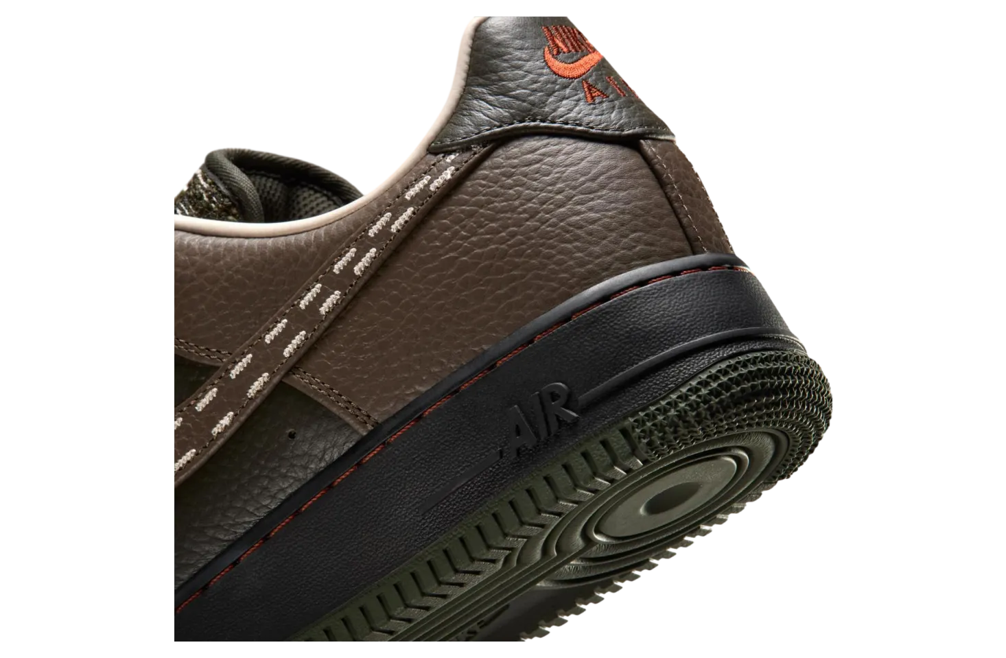 nike air force 1 sequoia black 7