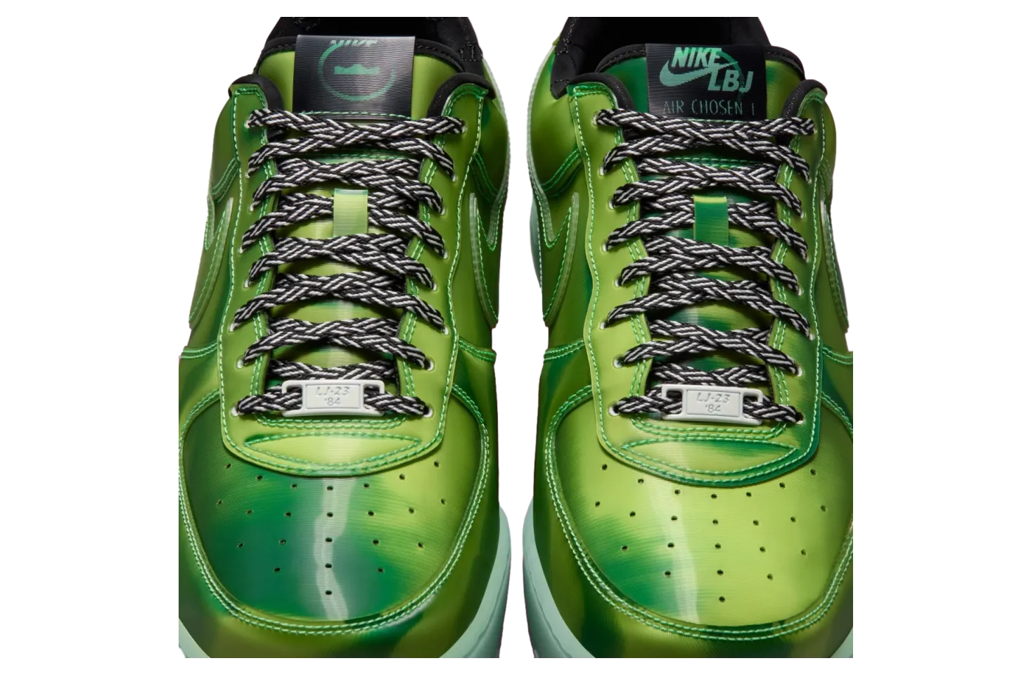 nike air force 1 voltage green black 3