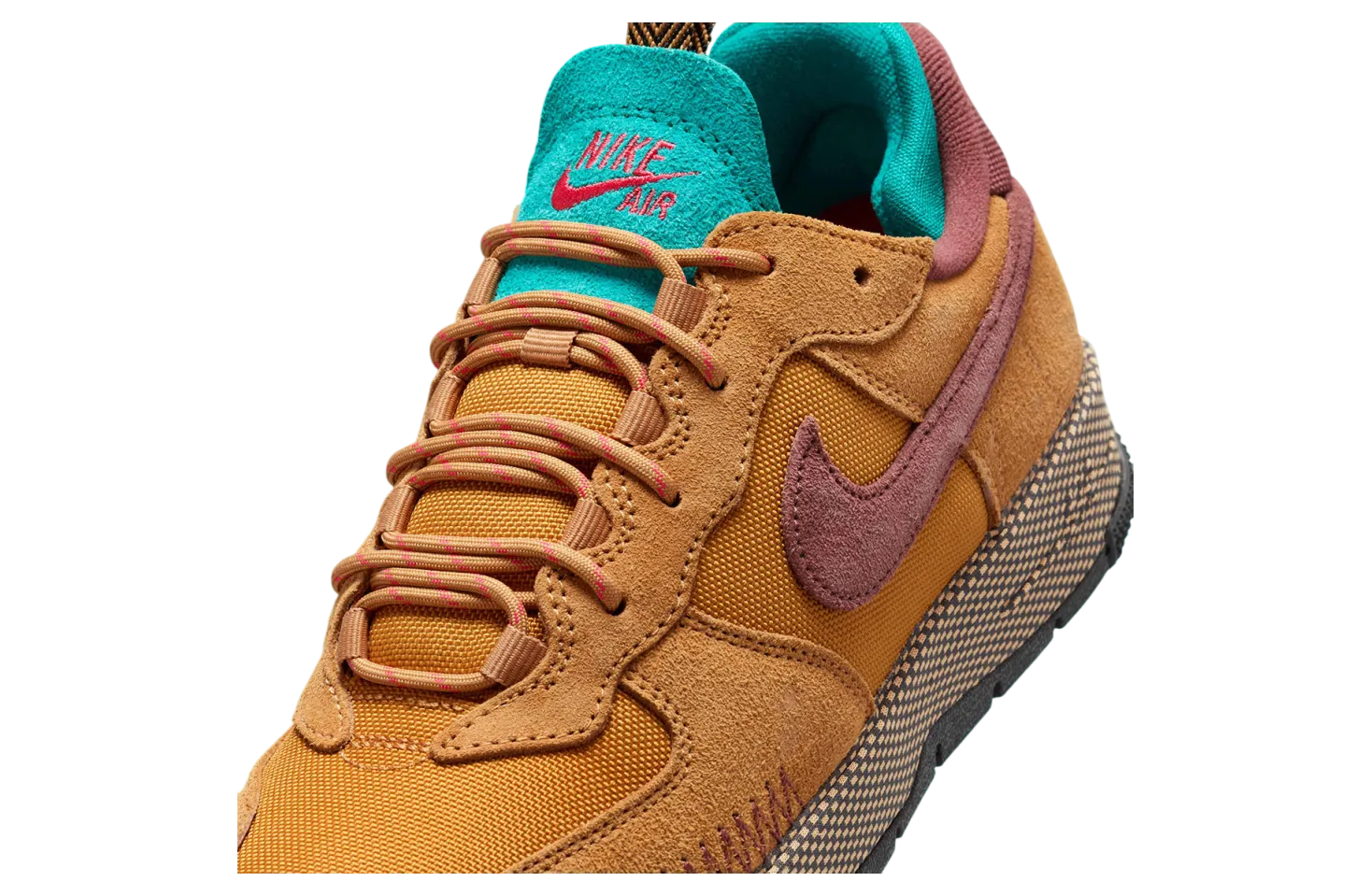 nike air force 1 wild flax red sepia teal 3