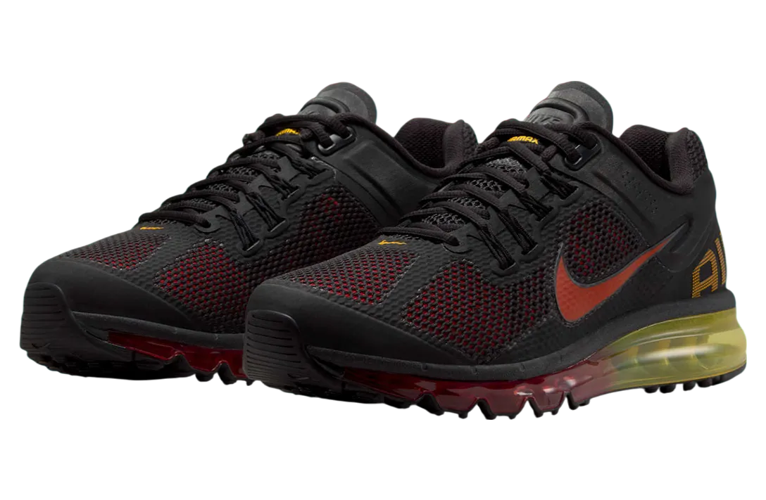 nike air max 2013 black university red 0