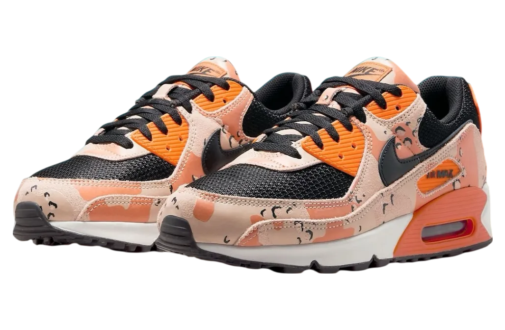 nike air max 90 bio beige safety orange 0