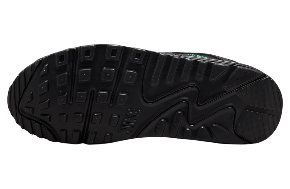 nike air max 90 black aurora green 4