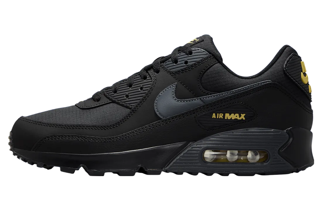 nike air max 90 black buff gold