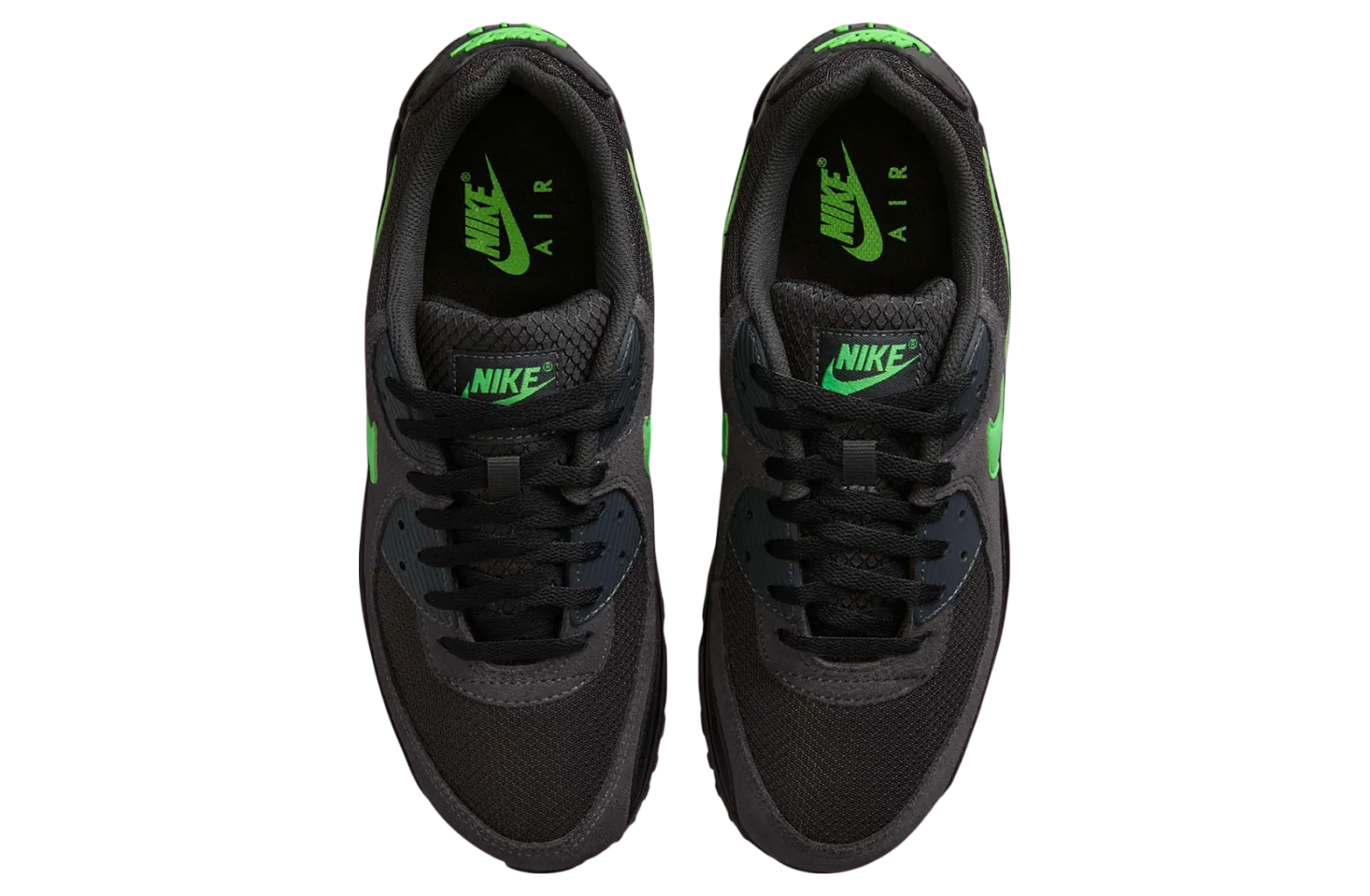 nike air max 90 black green strike 2