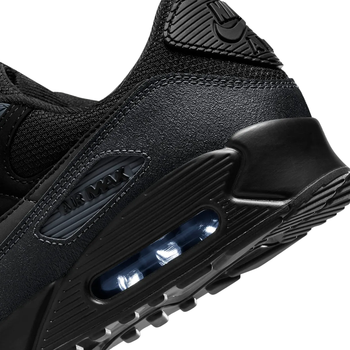 nike air max 90 black reflective swoosh 5