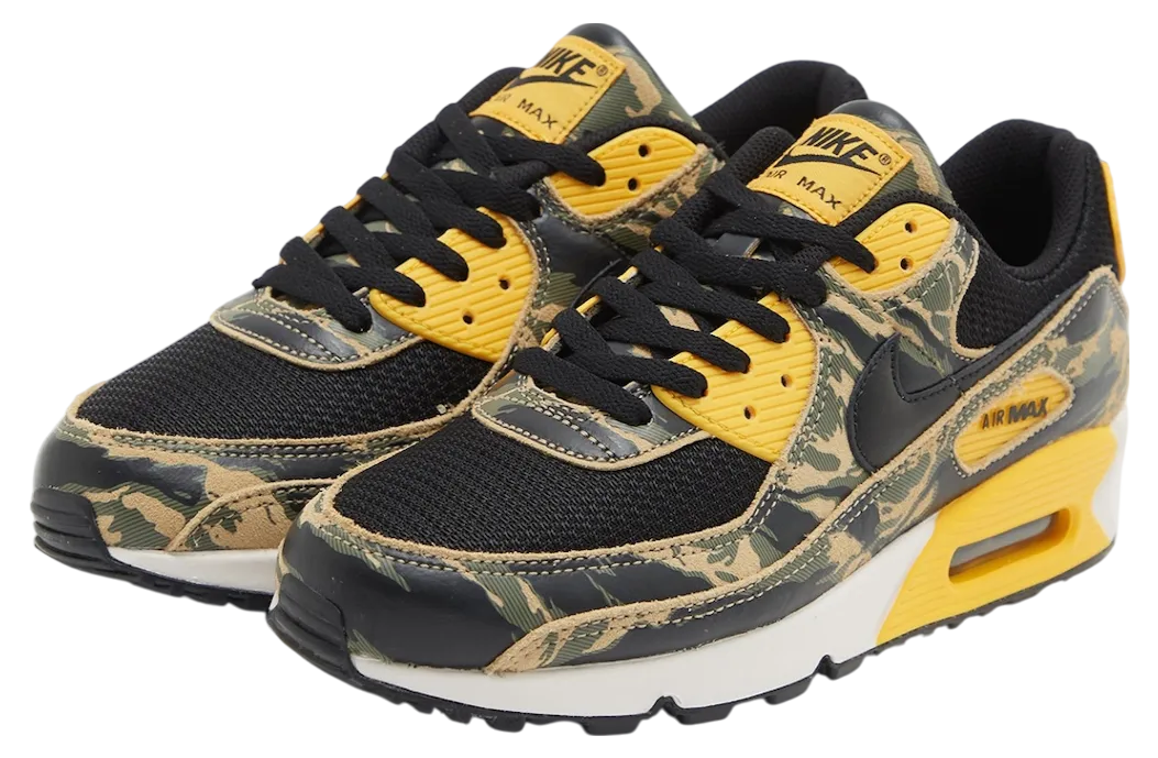 nike air max 90 camo university gold 0