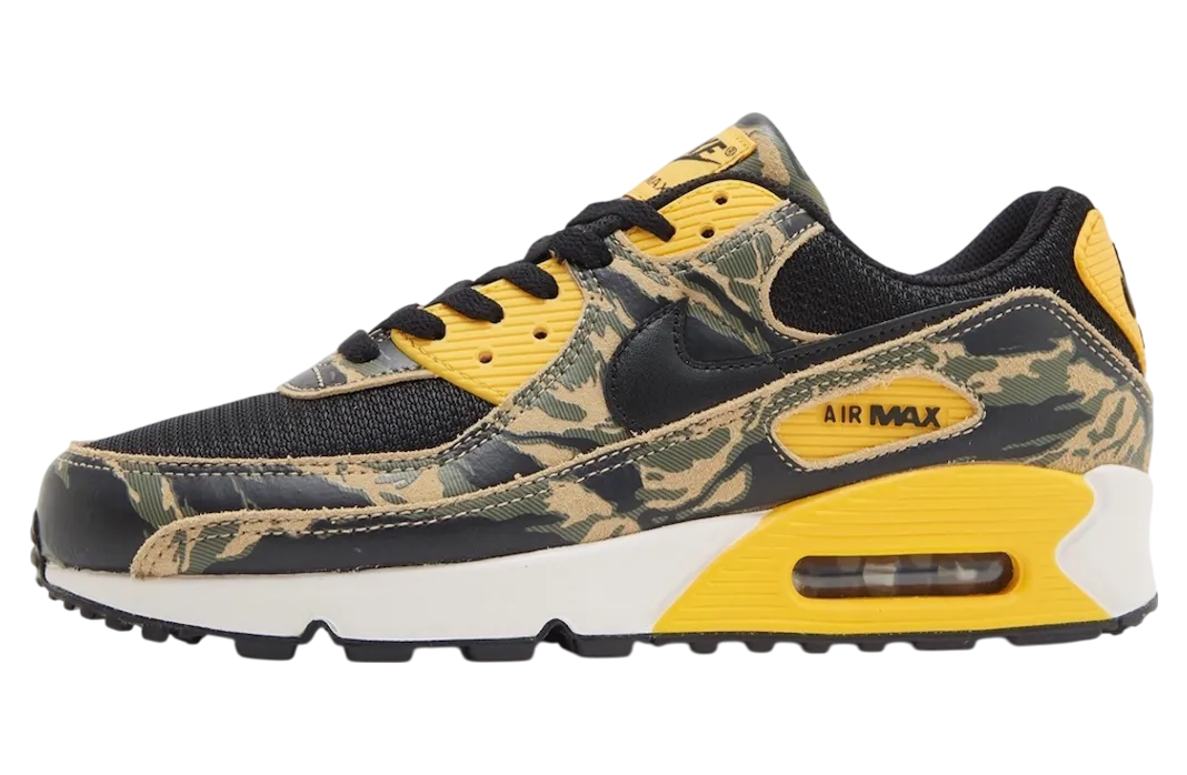 nike air max 90 camo university gold