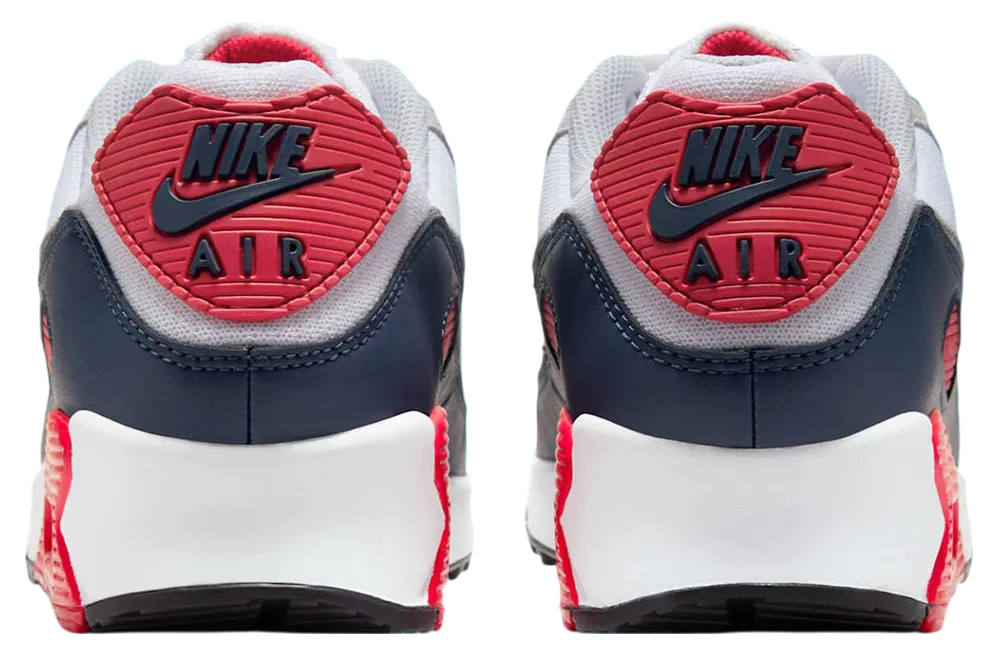 nike air max 90 cool grey university red 2