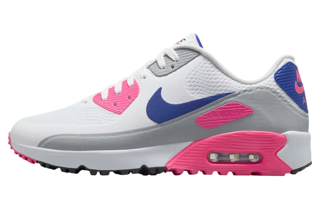 nike air max 90 golf golf white laser pink