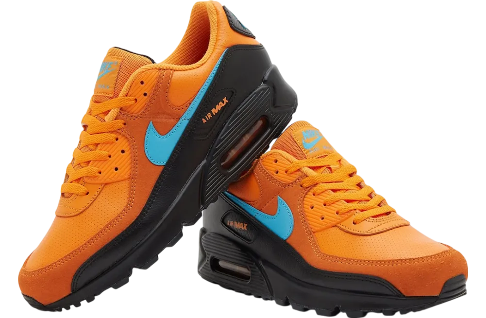 nike air max 90 gs mandarin blue fury 0