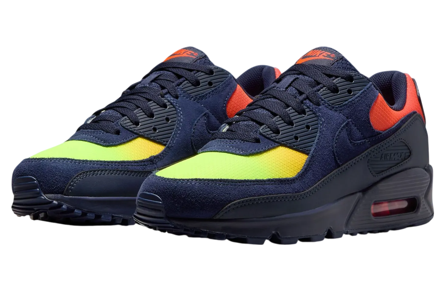nike air max 90 lemon venom blackened blue 0