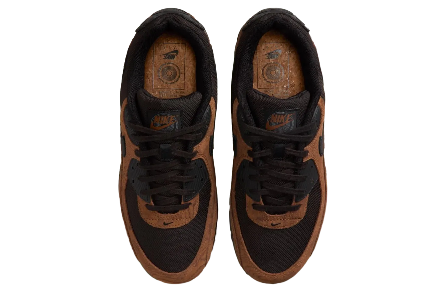 nike air max 90 light british tan velvet brown 4