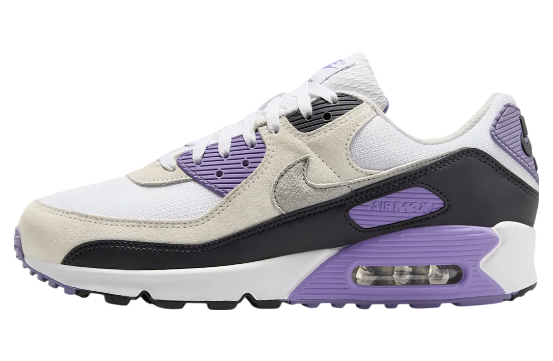 nike air max 90 light smoke grey dusty amethyst