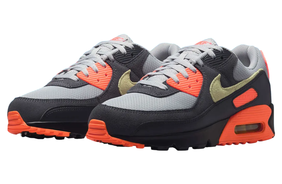 nike air max 90 light smoke grey hyper crimson 0