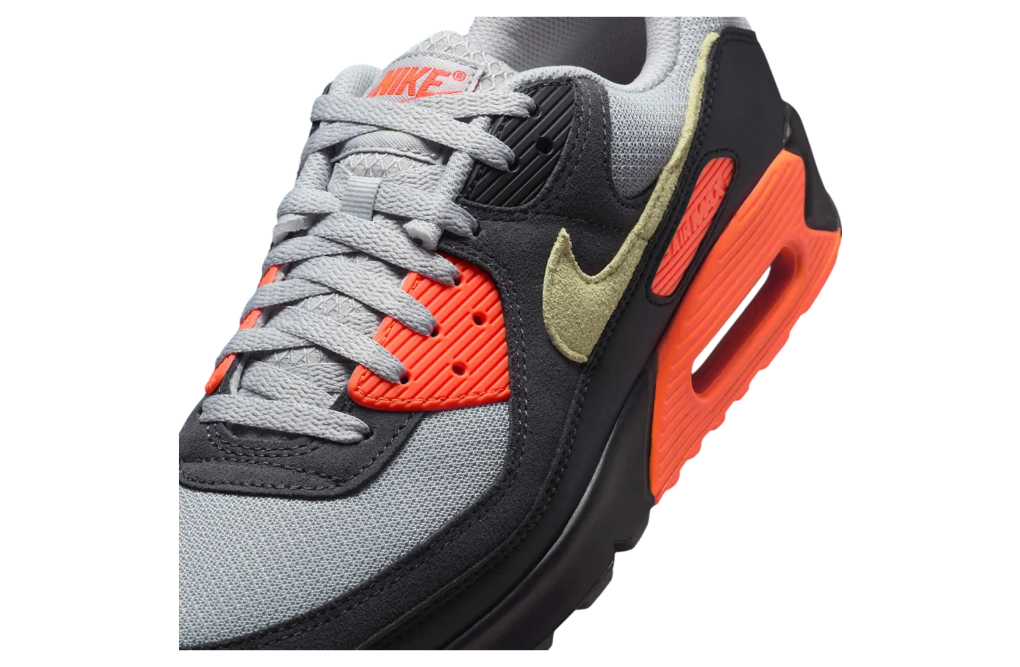 nike air max 90 light smoke grey hyper crimson 5