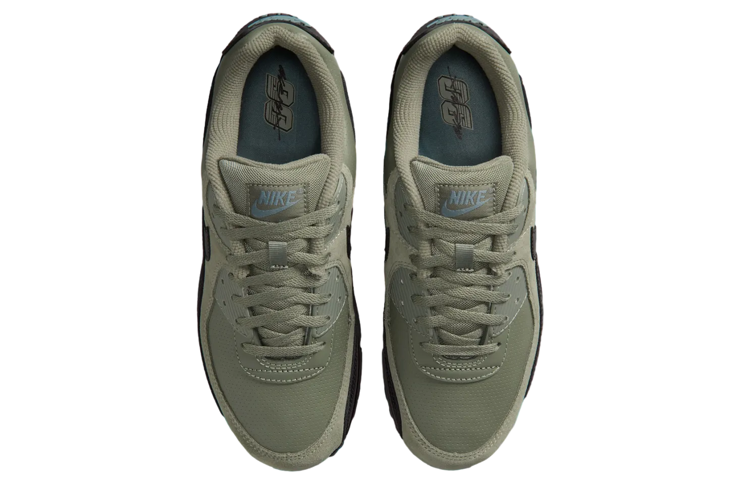 nike air max 90 silver sage mineral slate 3