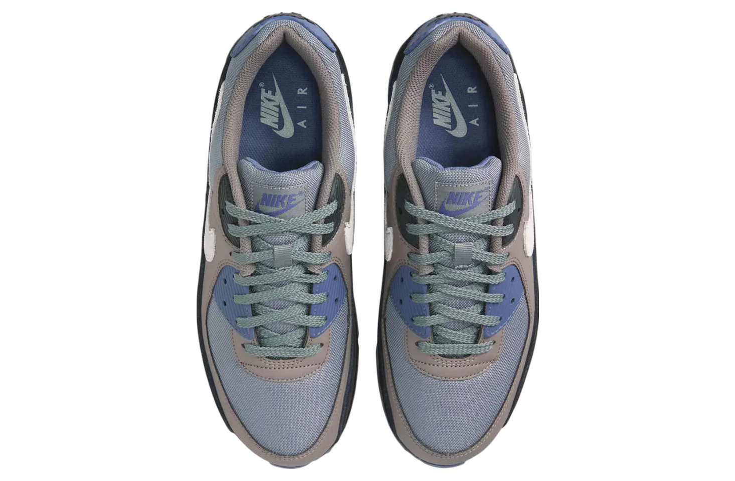 nike air max 90 smoke grey diffused blue 2