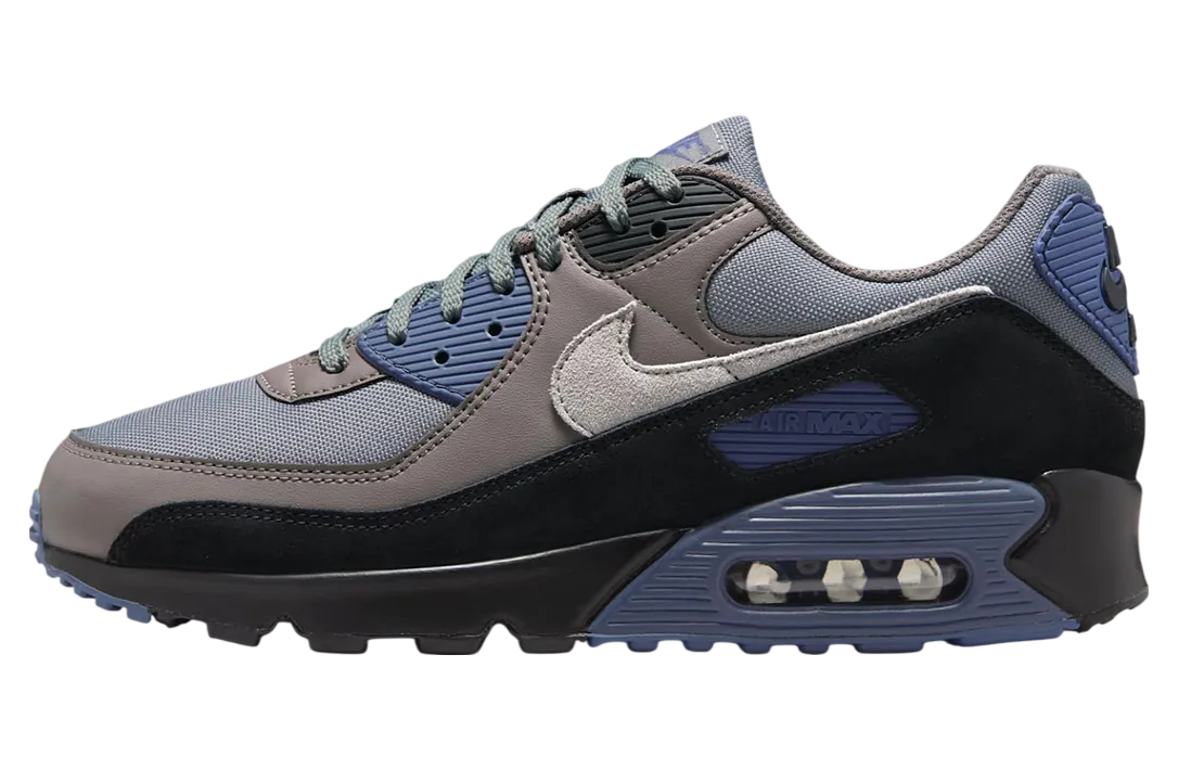 nike air max 90 smoke grey diffused blue