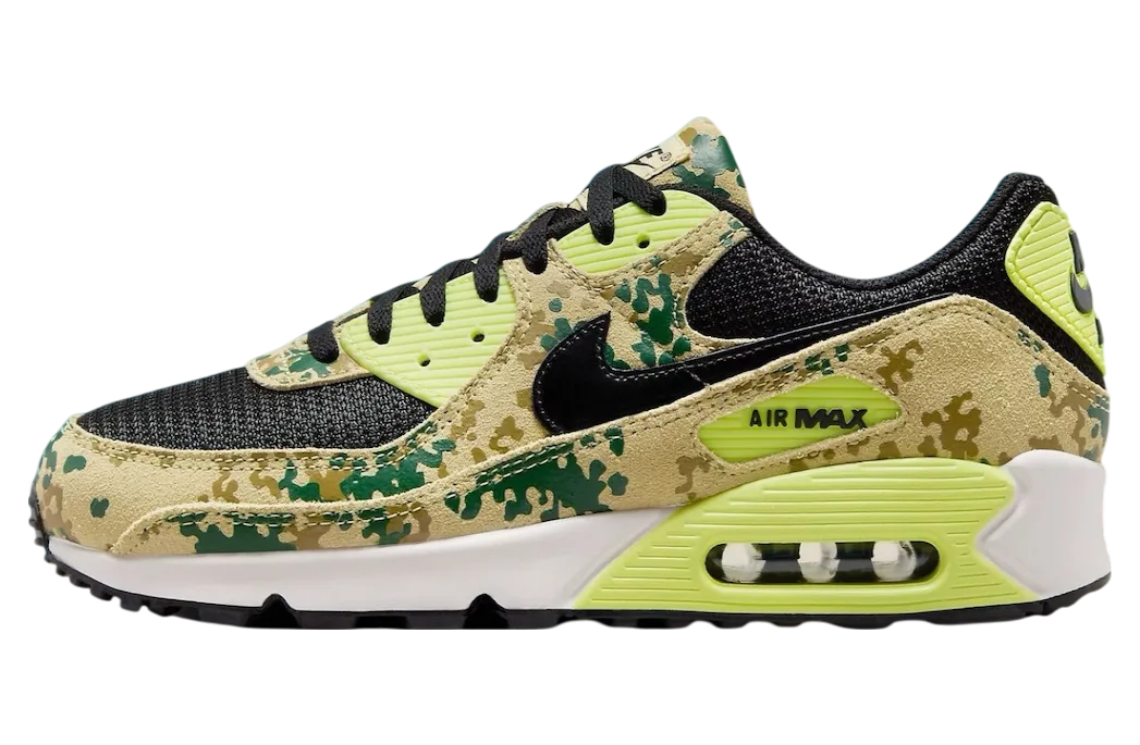 nike air max 90 team gold light lemon twist phantom black