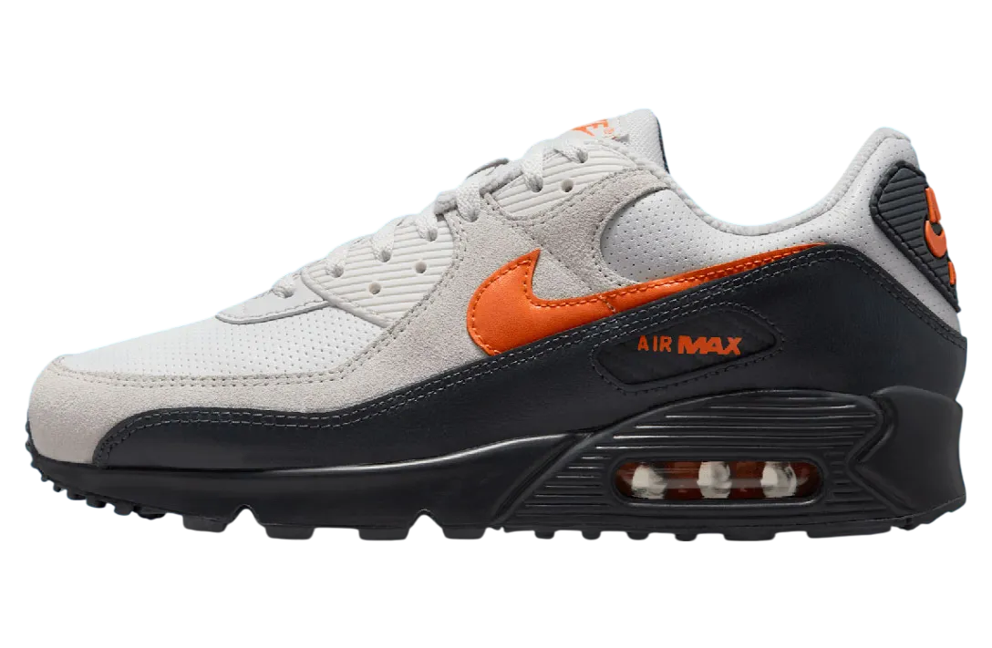 nike air max 90 vast grey total orange