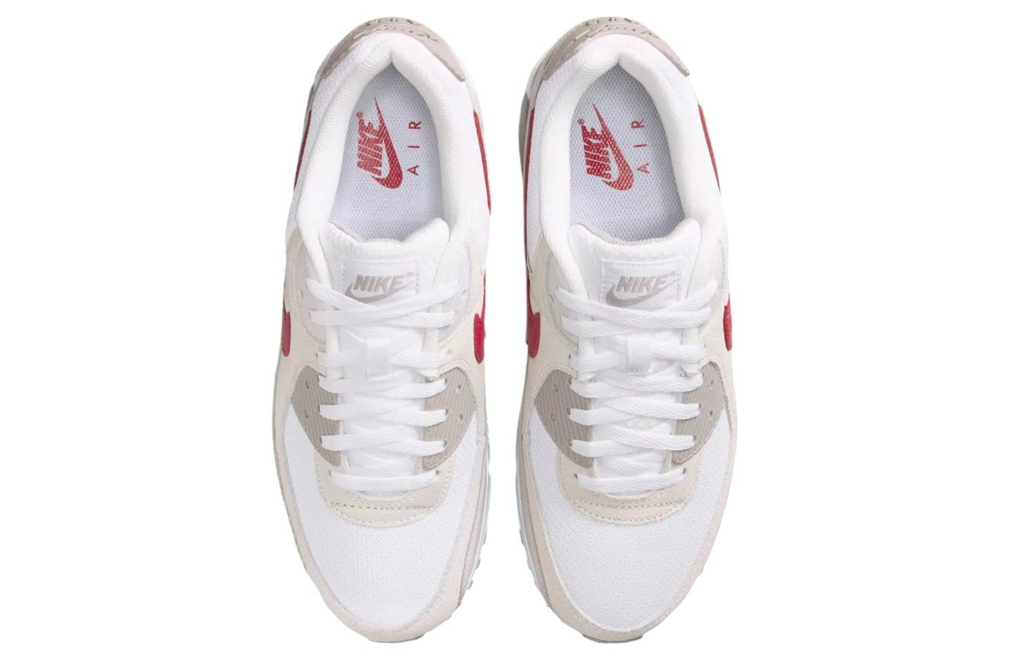 nike air max 90 white university red 1