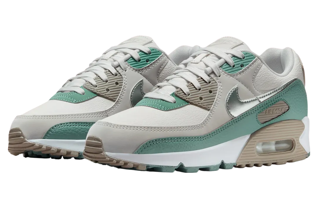 nike air max 90 wmns cannon metallic silver 0