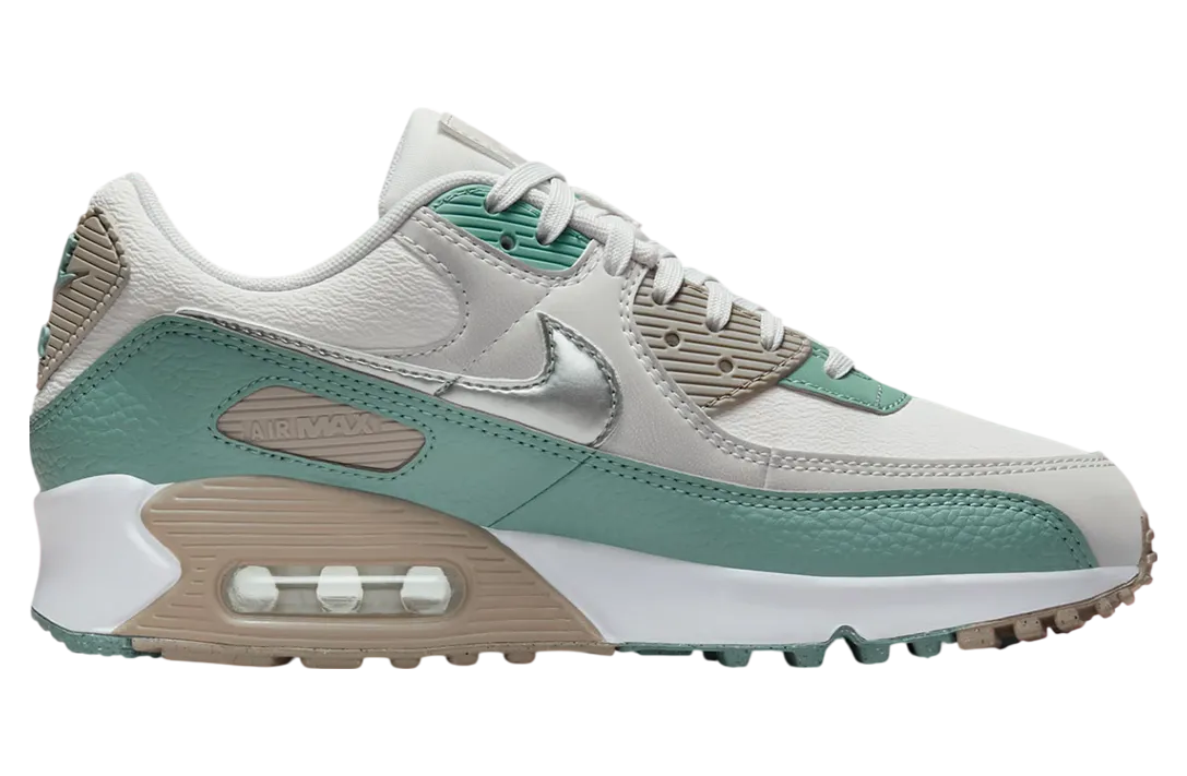 nike air max 90 wmns cannon metallic silver 1
