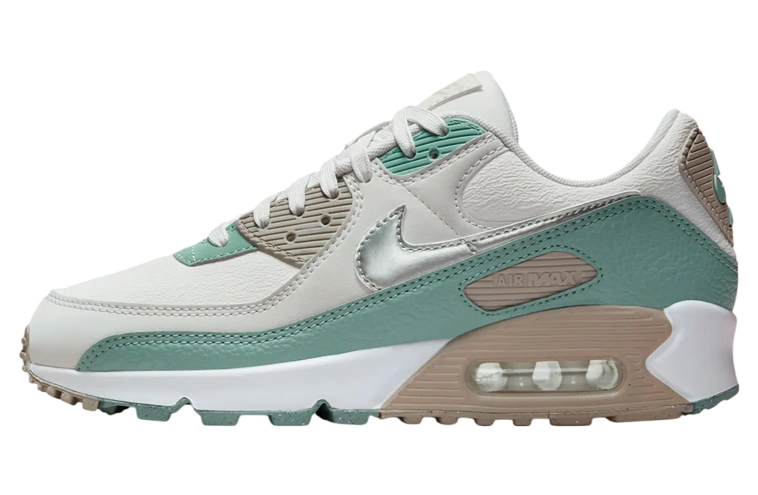 nike air max 90 wmns cannon metallic silver