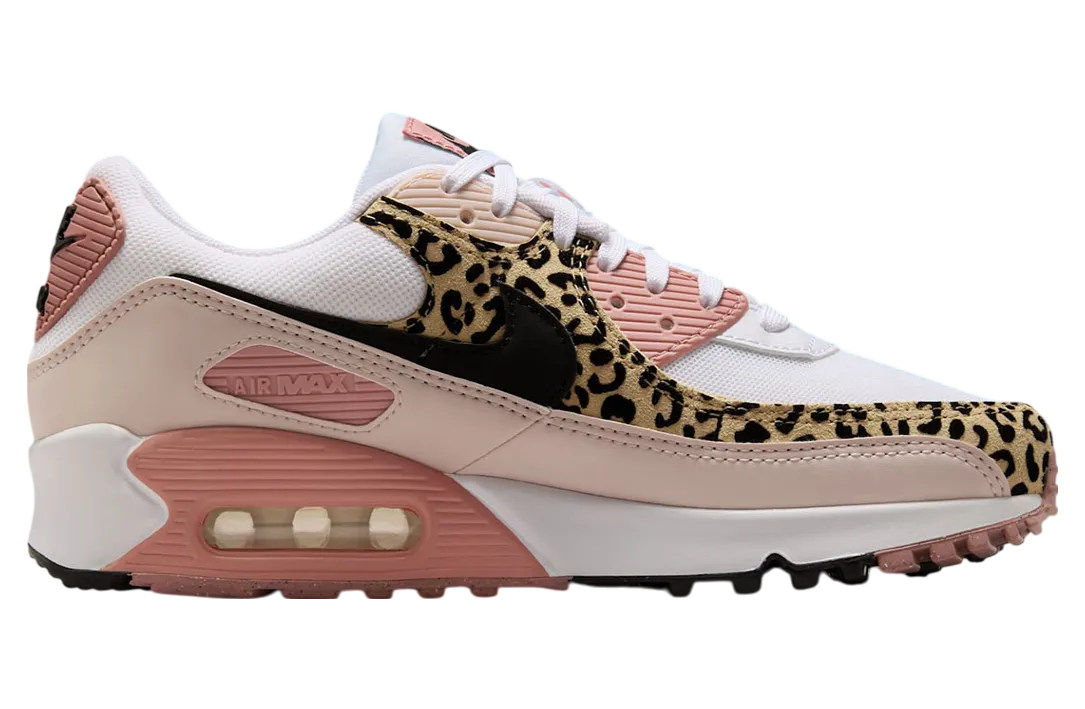 nike air max 90 wmns leopard pink white 1