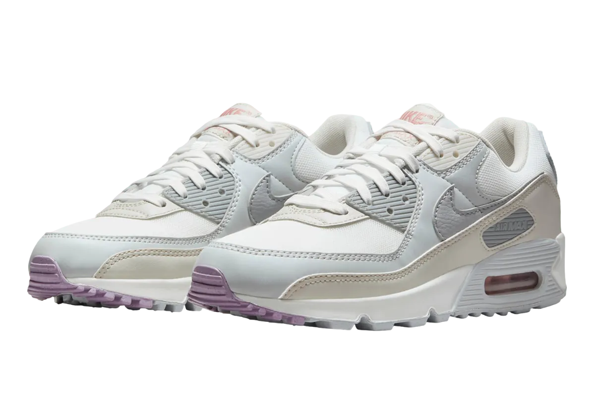 nike air max 90 wmns light bone light violet 0