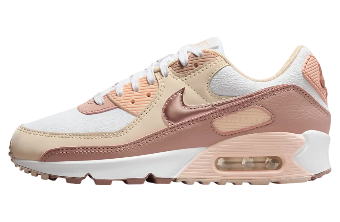 nike air max 90 wmns velvet brown particle pink